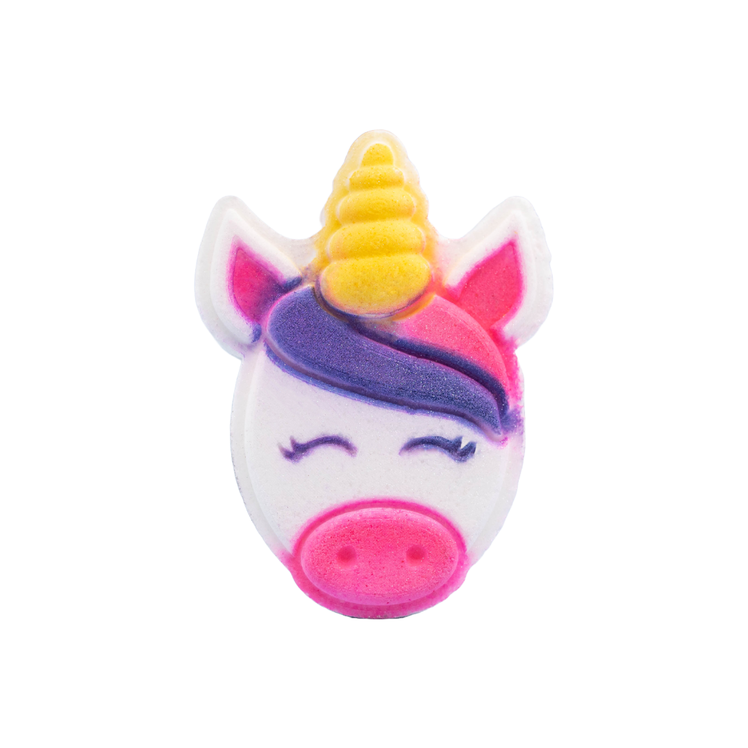 Bath Bomb | Hand Painted | Color Burst | Unicorn Head
