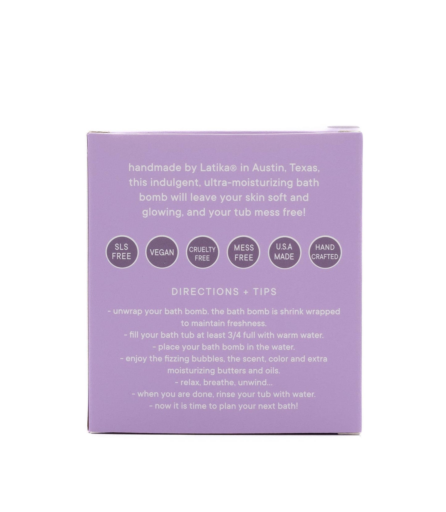 Calm Bath Bomb – Pure Essential Oils 🟣 Fall 🍂 