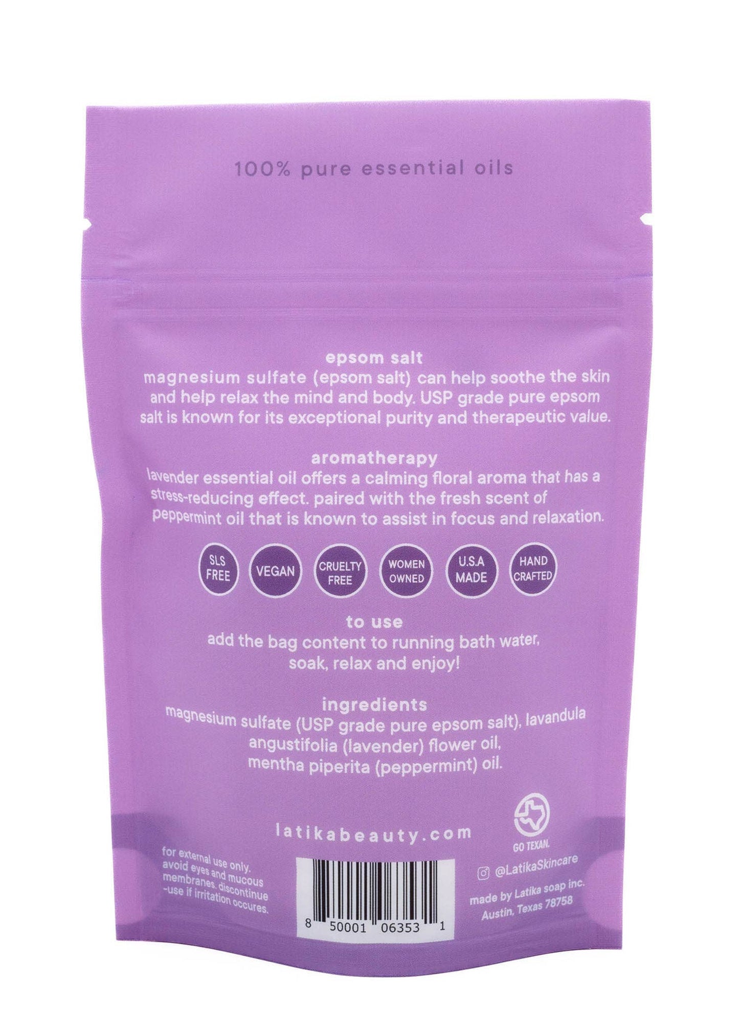 Calm – Lavender Mint Epsom Salt Soak 💜 Holiday 🎄Christmas
