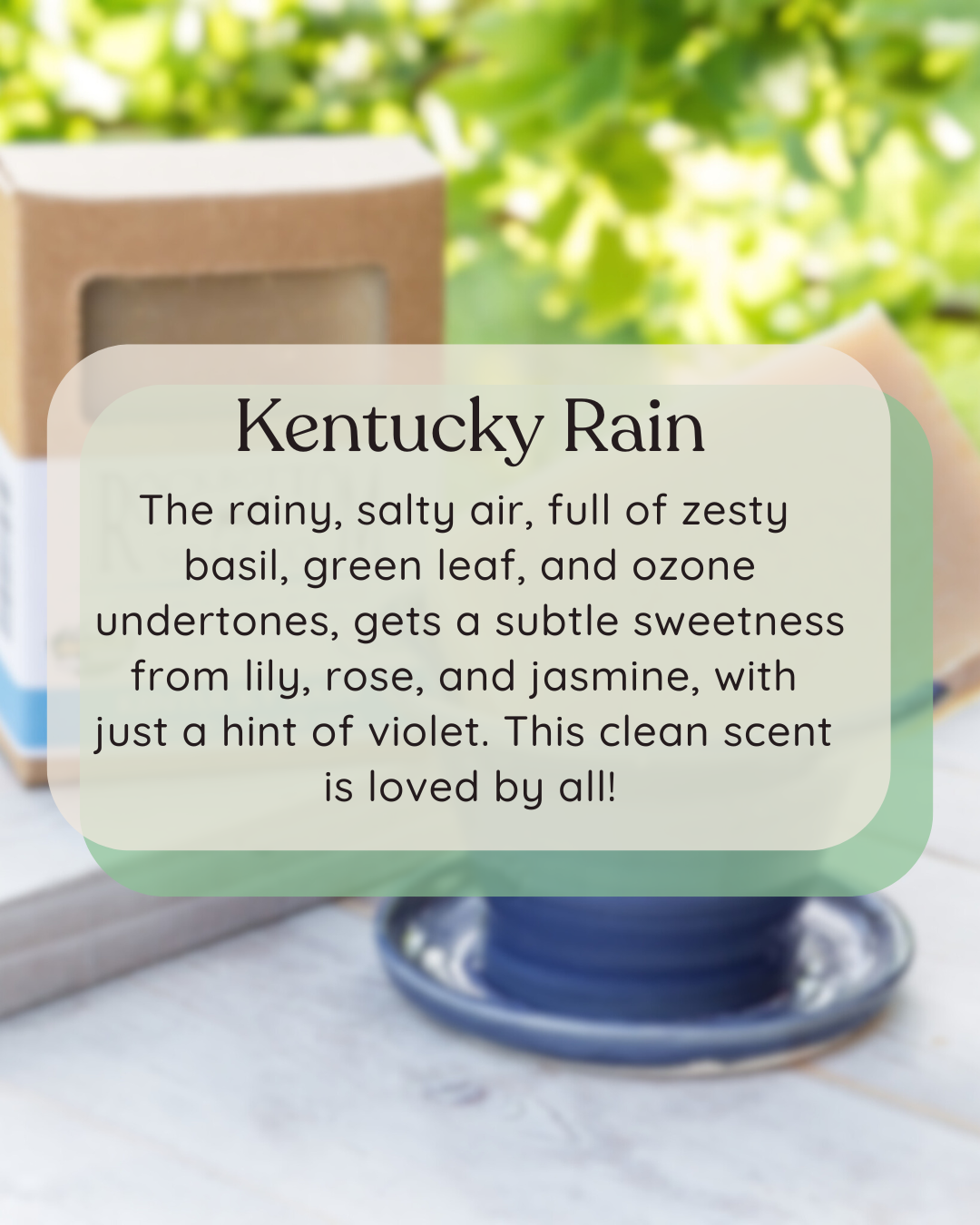Kentucky Rain Goat Milk Soap