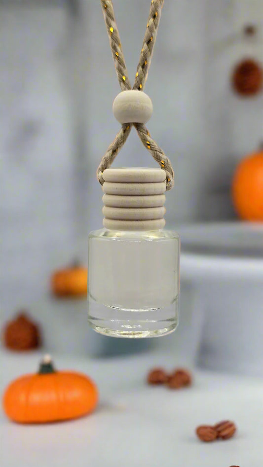 clear 8 ml bottle beige cap