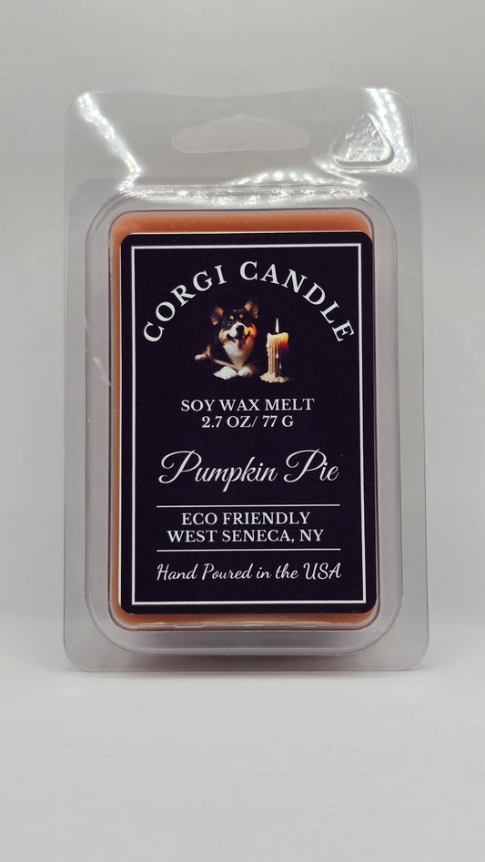 Cordigi Candle pumpkin pie wax bar in packaging on a white background