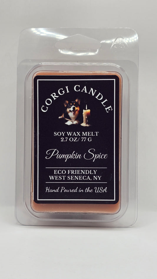 Cordi Candle pumpkin spice soy wax melt packaging on a white background