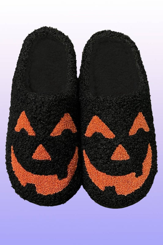 Pumpkin & Ghost Slippers – Cozy Fall Vibes | CORGI CANDLE
