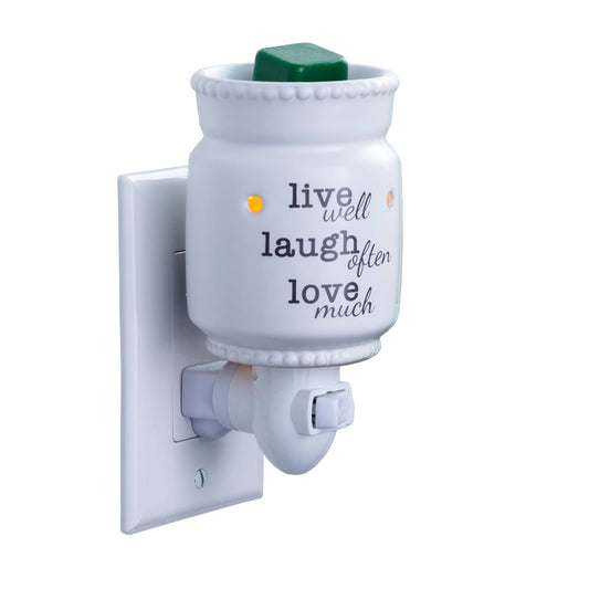 Pluggable Fragrance Warmer-Classic Live Laugh Love