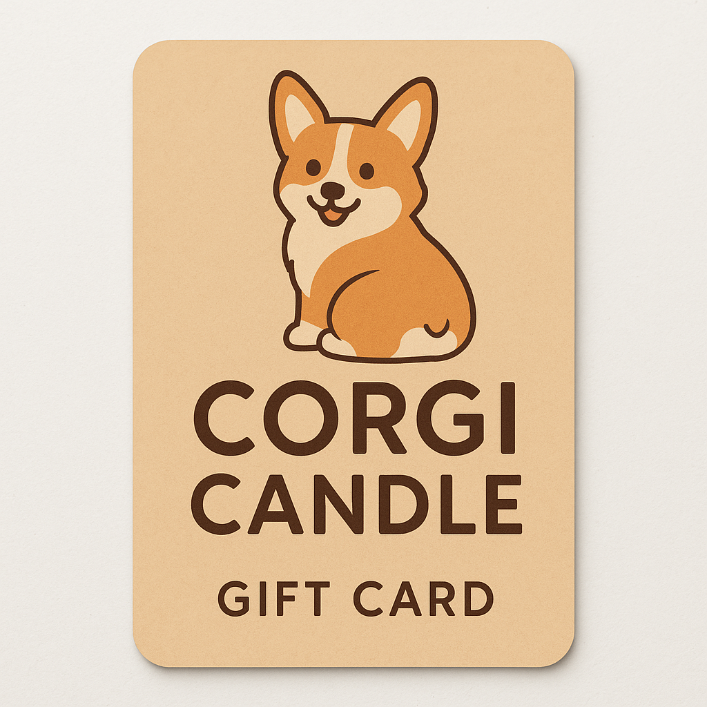 CORGI CANDLE GIFT CARD