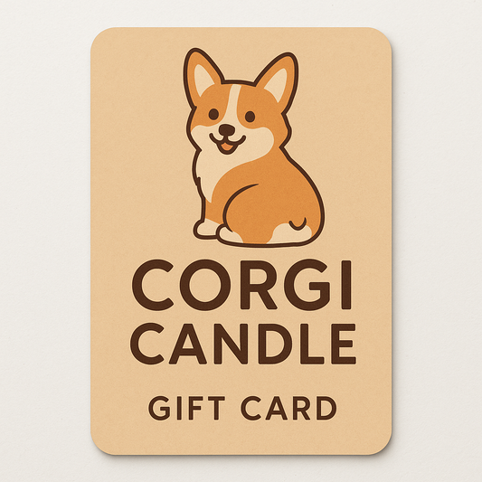 CORGI CANDLE GIFT CARD