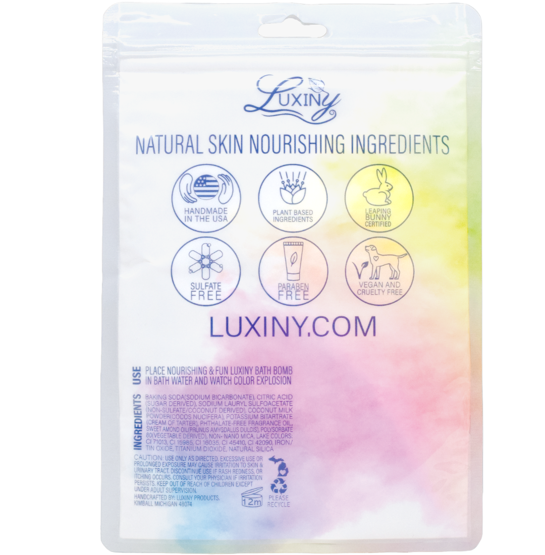 Bath Bomb | Hand Painted | Color Burst | Monkey | Fall