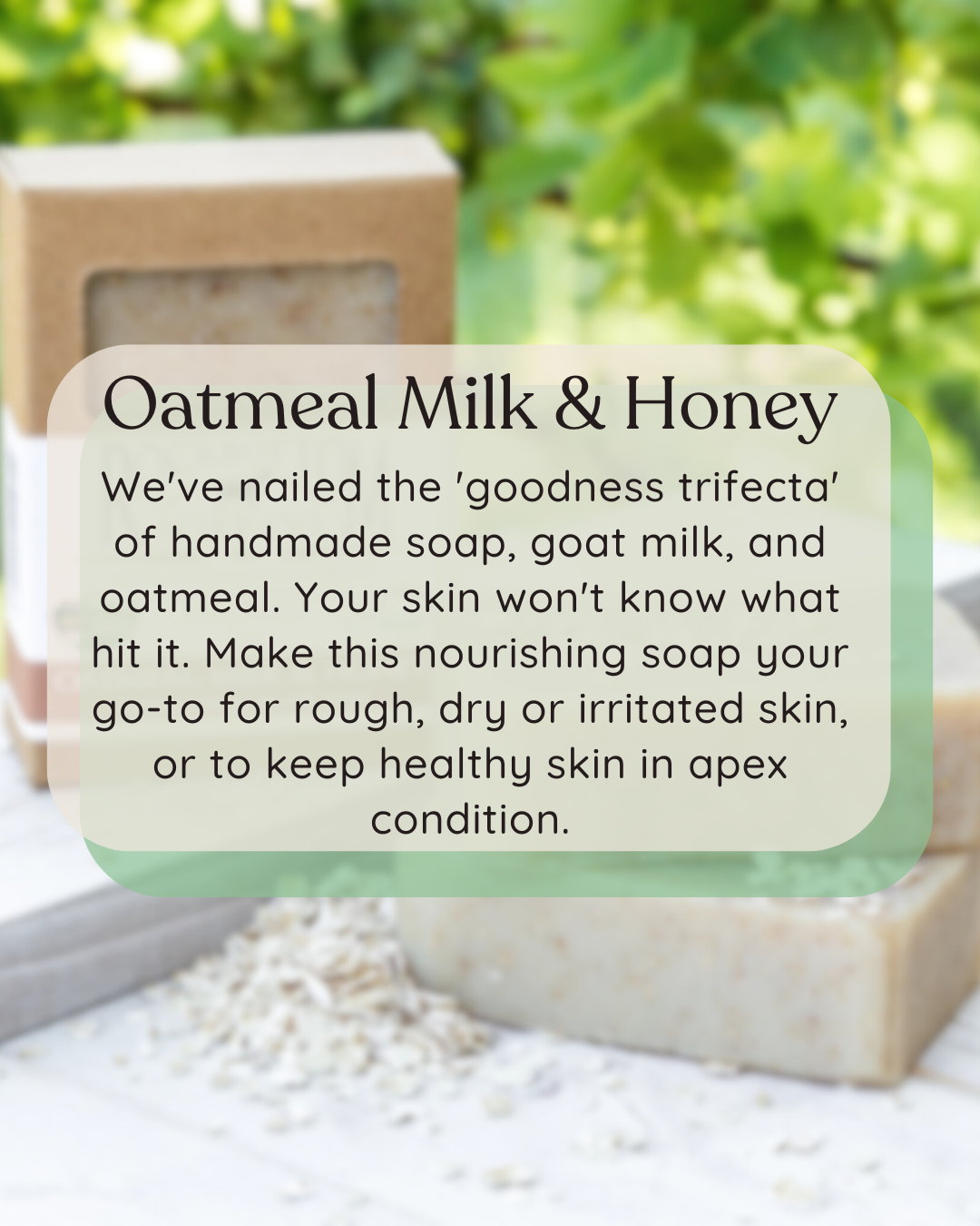 Oatmeal Goat Milk Soap