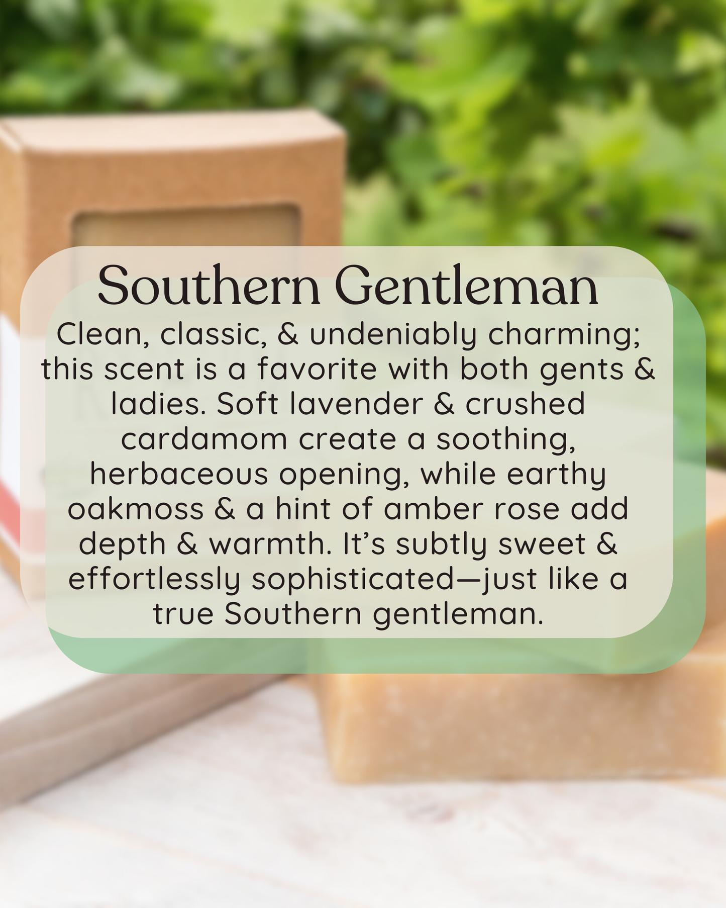Southern Gentlemen Goat Milk Soap